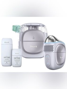 Shark FacialPro Glow At-Home Hydro-Powered Facial System With DePuffi